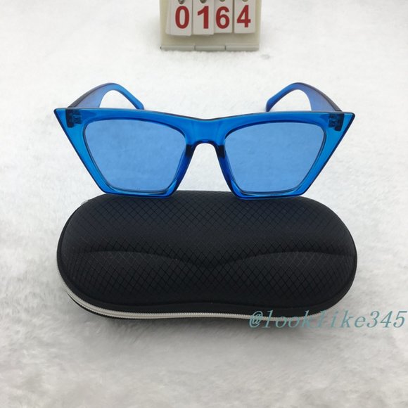 Blue Frame Blue Lens Sunglasses - Picture 4 of 4